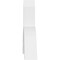 Ekena Millwork Archdale Architectural Grade PVC Gable Bracket, 48"W x 30"H x 6"D x 6"F, 15/12 Pitch GBP048X30X0606ARC00 - alternate 2